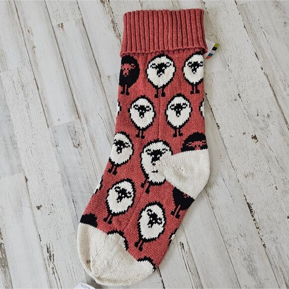 Smartwool Dusty Cedar Heather Sheep Chrustmas Holiday Stocking NWT - Picture 2 of 6